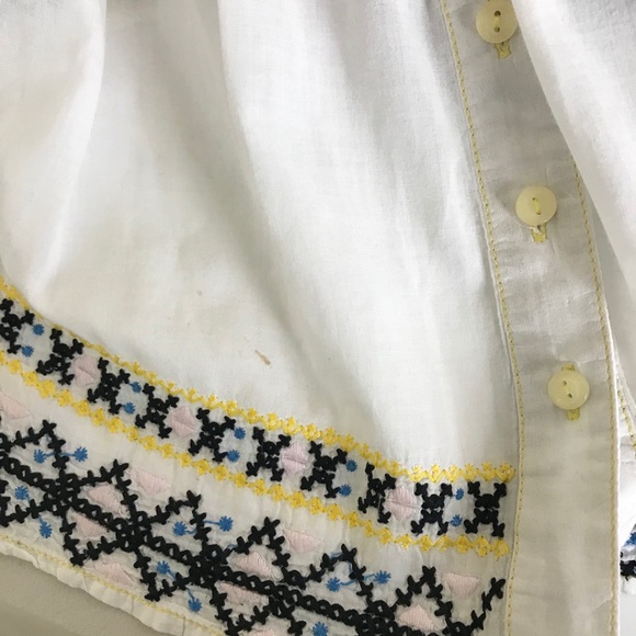 3J Workshop Johnny Was embroidered pintuck top M - Picture 12 of 12